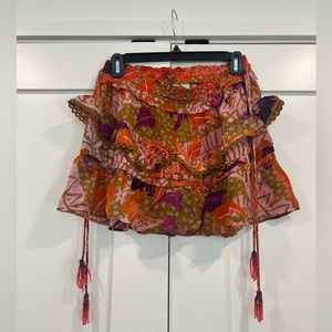 FARM Rio NWT Jungle Panther Mini Skirt